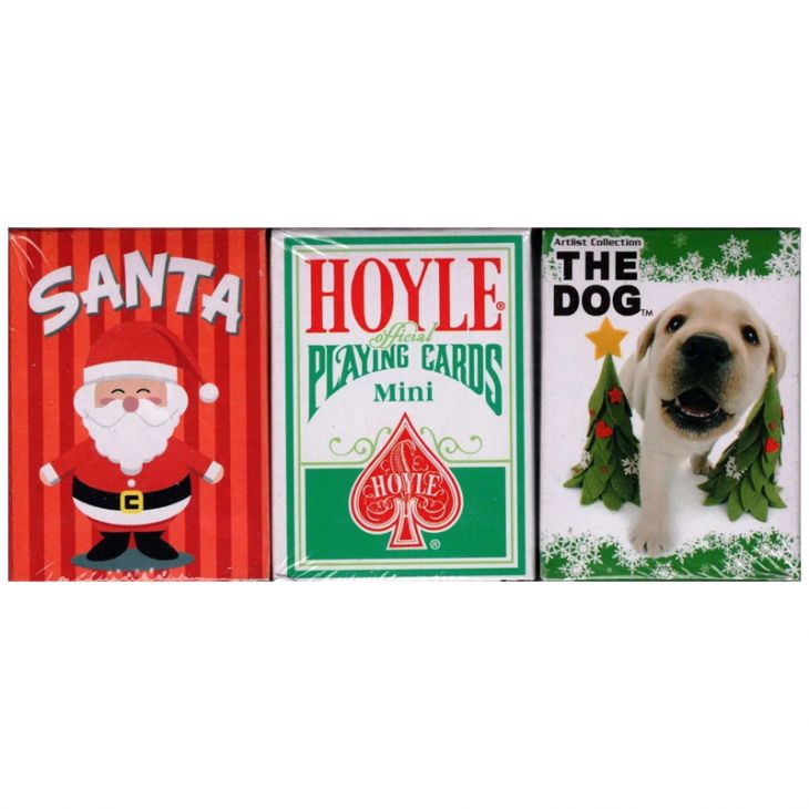Mini Holiday Playing Cards - 3 Deck Set main image